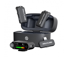 Hollyland LARK MAX 2 Combo Micrófonos Inalámbricos (Gris Espacial, con RX Cámara + USB-C RX)